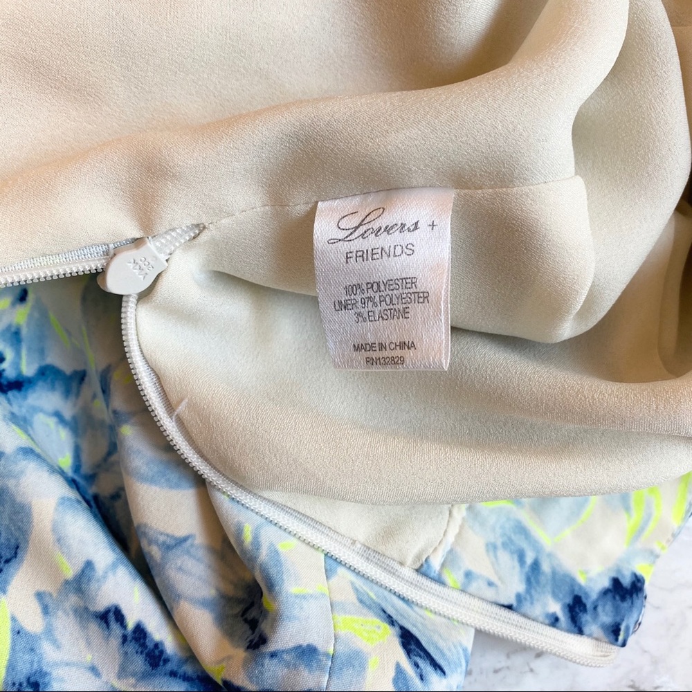 Lovers + Friends Willow Pants Abstract Floral - Picture 8 of 10